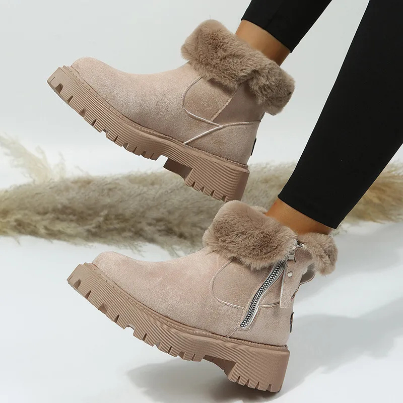 Matilda | Women's Warm Lined Winter Ankle Boots – With Profile Sole