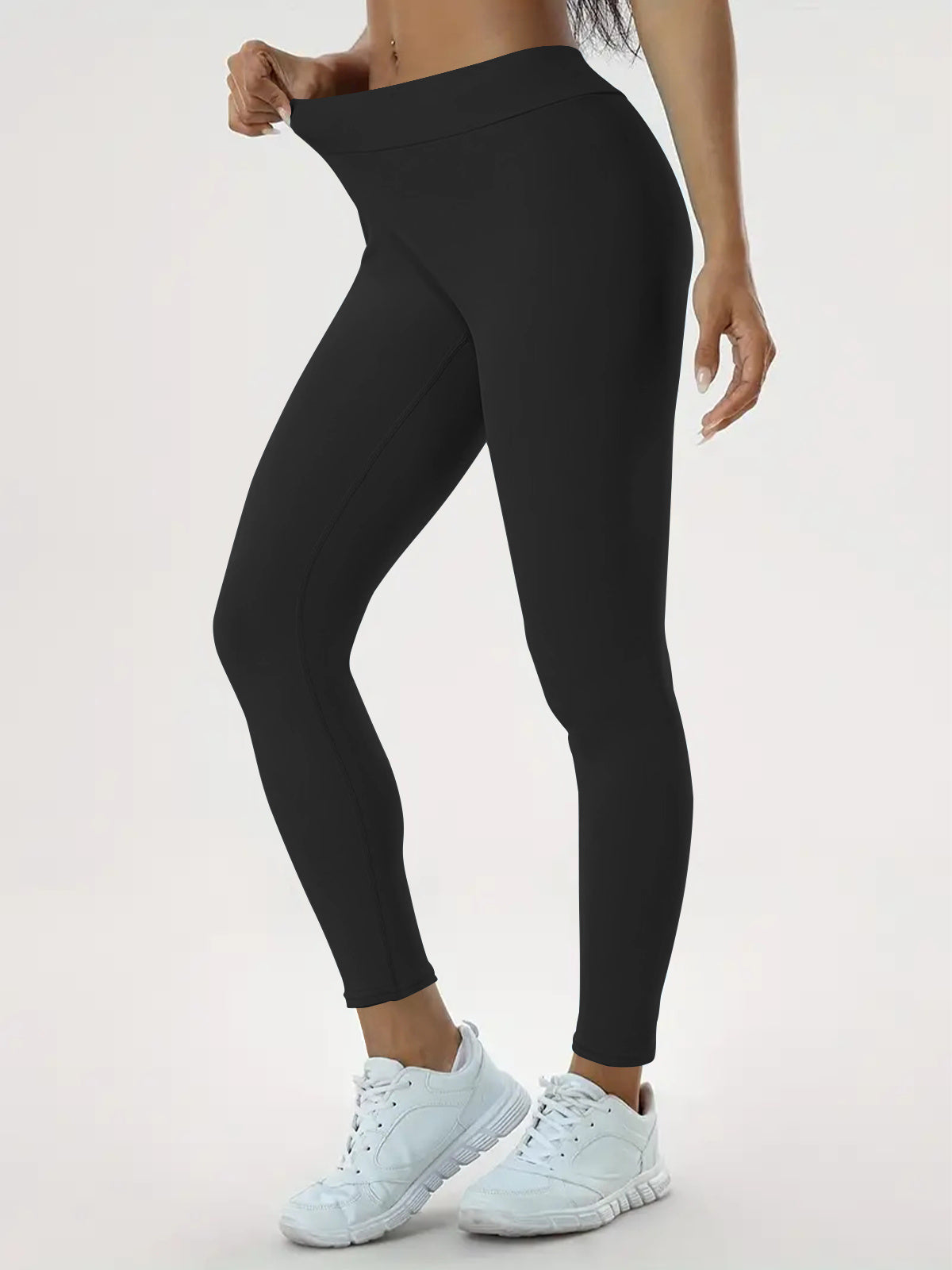Sharon | Women's High Waisted Yoga Trousers – Elasticated Waistband