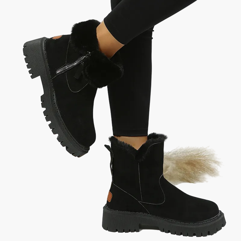 Matilda | Women's Warm Lined Winter Ankle Boots – With Profile Sole