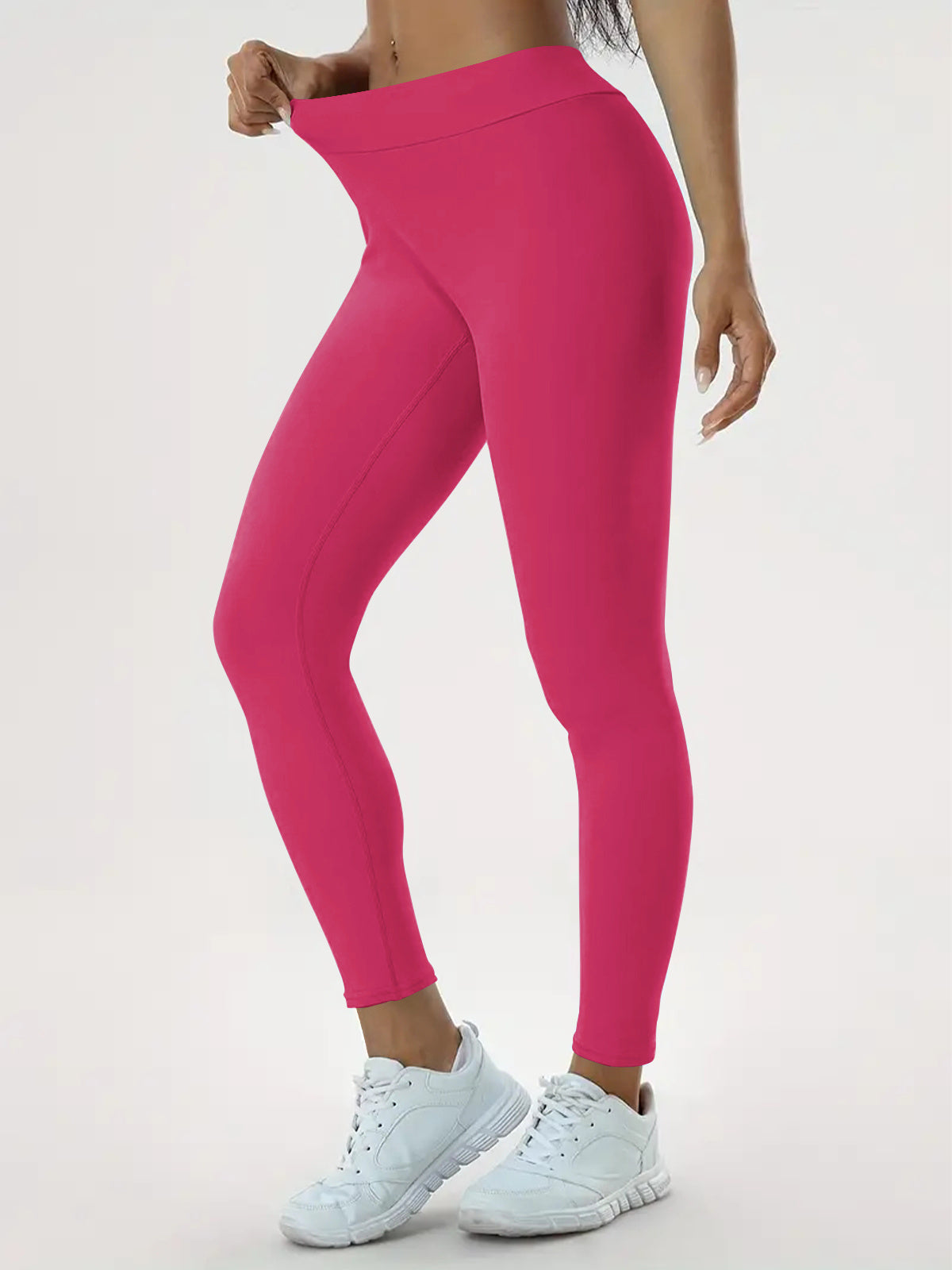 Sharon | Women's High Waisted Yoga Trousers – Elasticated Waistband