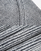 Ribbed Mélange Knit Crewneck Sweater – Soft Classic