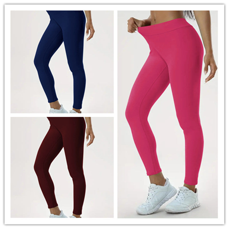 Sharon | Women's High Waisted Yoga Trousers – Elasticated Waistband