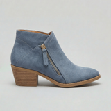Ankle Boots – Block Heel, Side Zip Fastening, Everyday Wear and Smart Styling