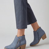 Ankle Boots – Block Heel, Side Zip Fastening, Everyday Wear and Smart Styling