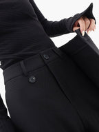 Imogen | Women's Wide Leg Wrap Trousers – Modern Streetwear & Office Style