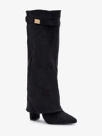 Elegant Heeled Boots in Leather – Chic & Refined Style