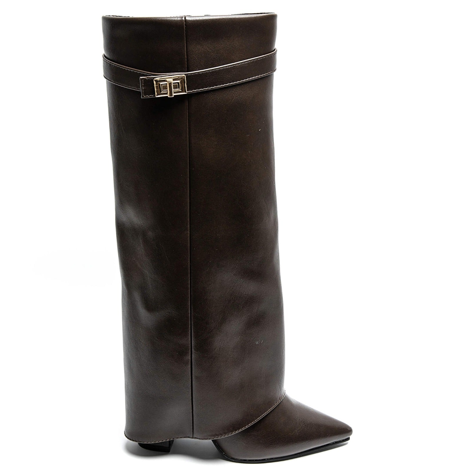 Elegant Heeled Boots in Leather – Chic & Refined Style