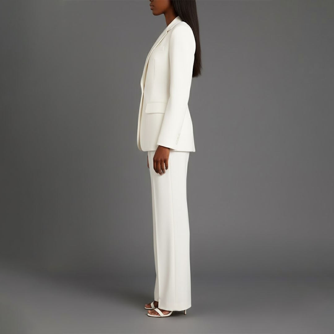 Christian Women’s Tailored Suit Set – Long Blazer
