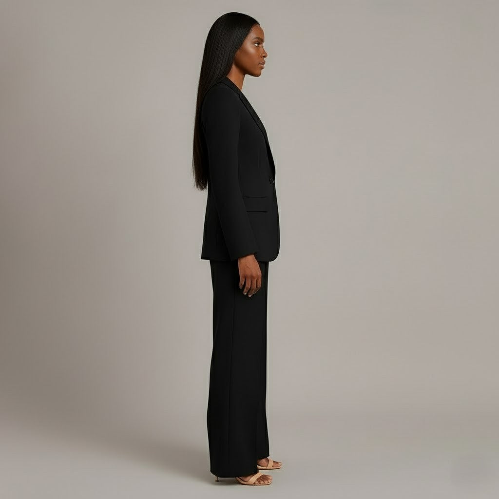 Christian Women’s Tailored Suit Set – Long Blazer