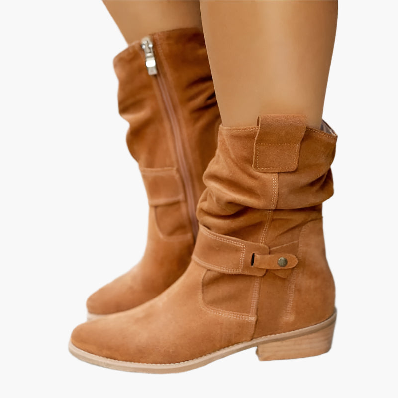 Isobel | Women's Zip-Up Ankle Boots – Comfortable Everyday Style