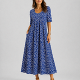 Midi Dress – Flowing Silhouette, Relaxed Fit, Everyday Wear and Casual Occasions
