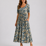 Midi Dress – Flowing Silhouette, Relaxed Fit, Everyday Wear and Casual Occasions