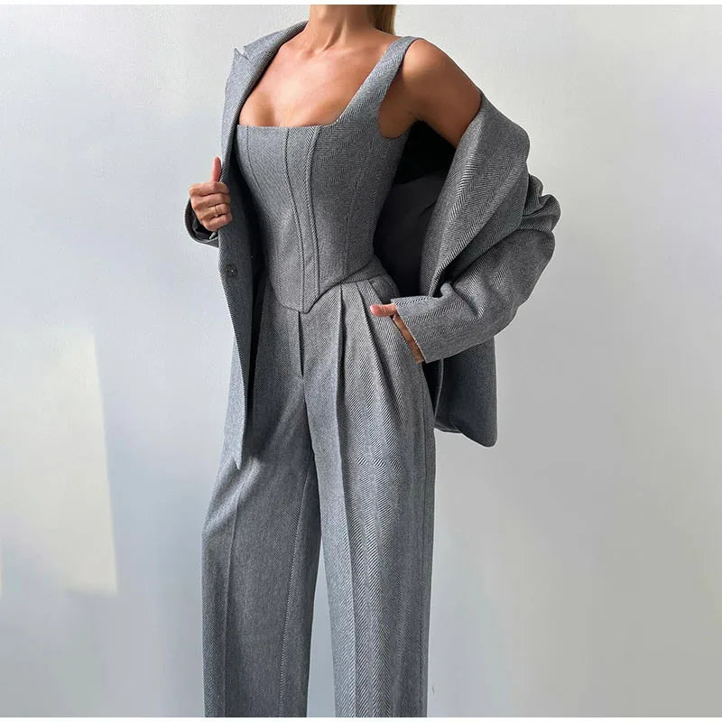 Timeless 3-Piece Suit – Elegant Tailored Set