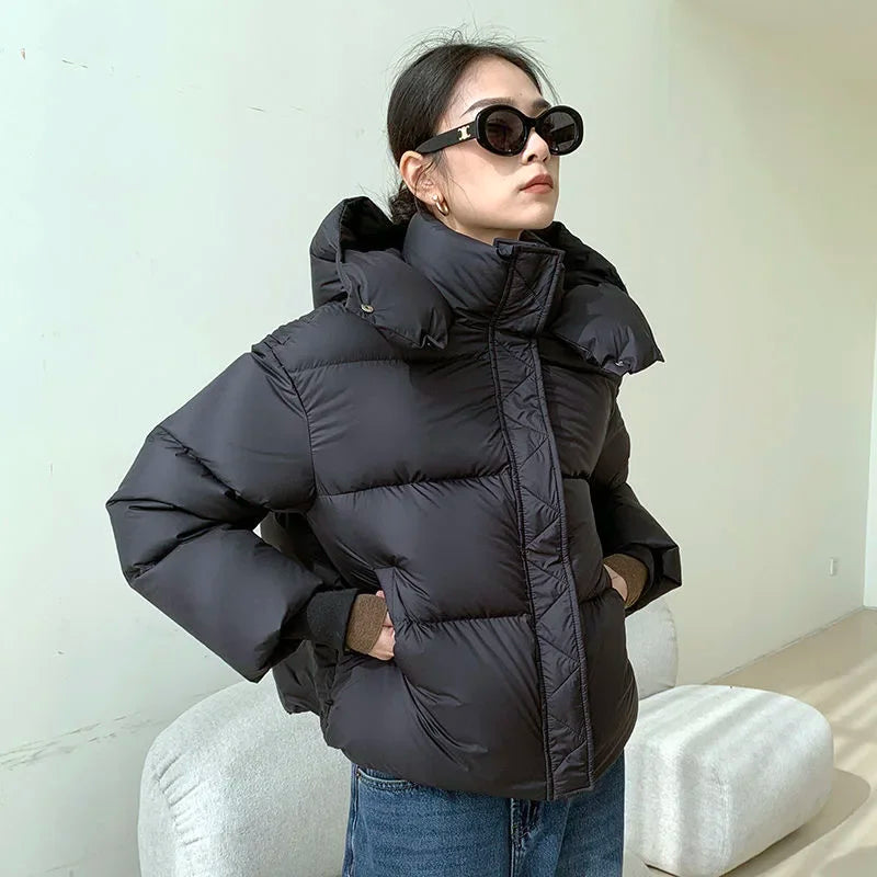 Lina | Women's Winter Down Jacket – Warm Quilted Puffer Coat