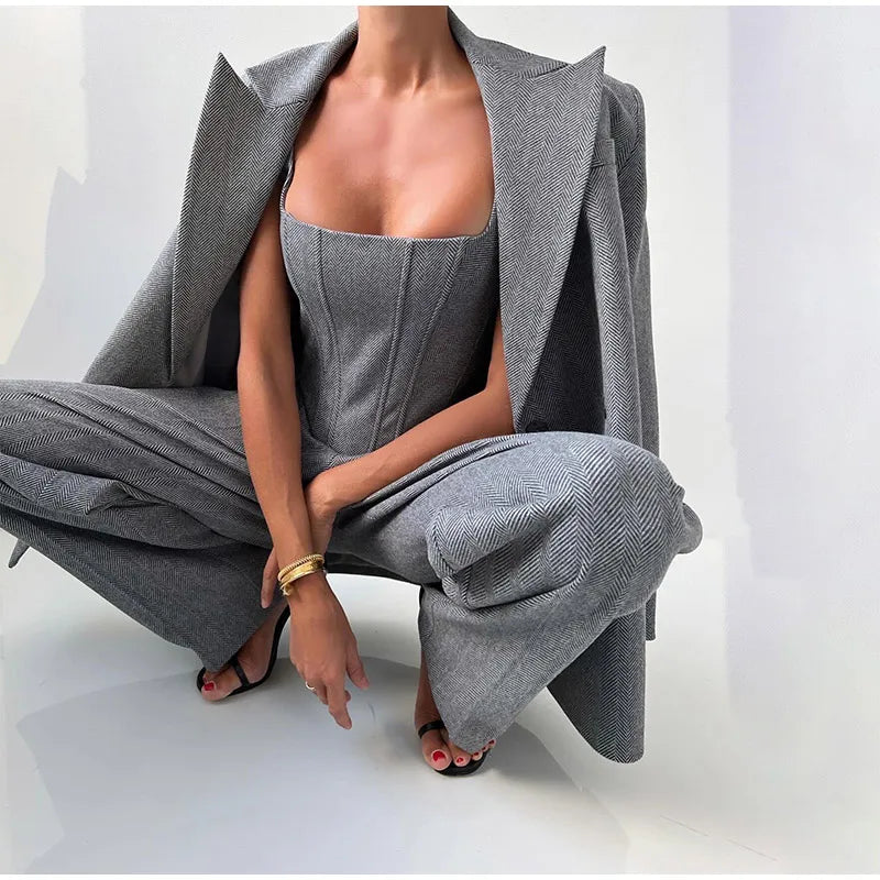 Timeless 3-Piece Suit – Elegant Tailored Set