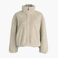 Ruby | Women's Teddy Fur Bomber Jacket – Stylish Winter Coat