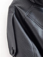 Asymmetrical Leather Jacket