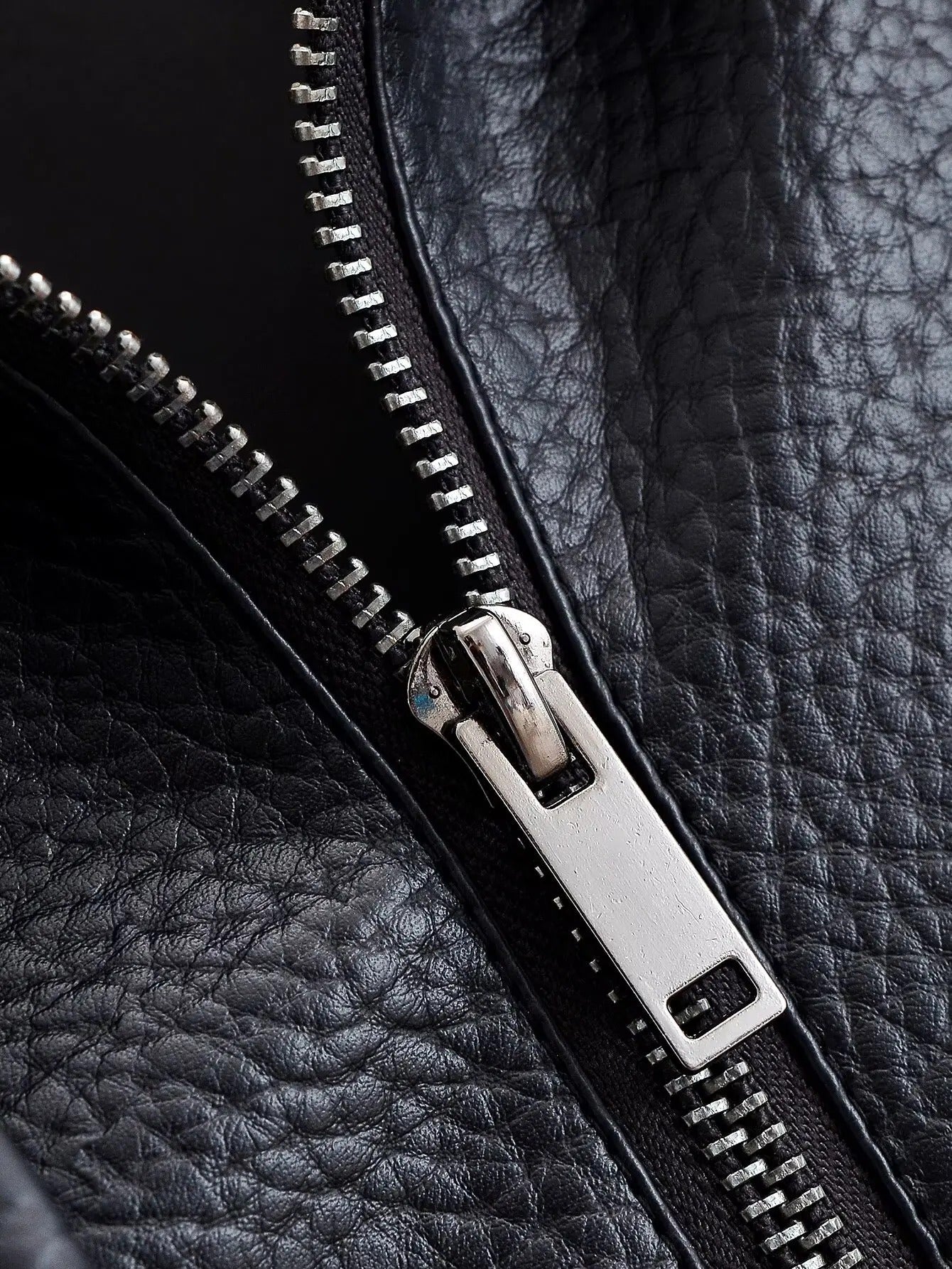 Asymmetrical Leather Jacket