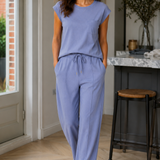 Two-Piece Set – Relaxed Fit, Drawstring Waist, Everyday Wear and Weekend Styling