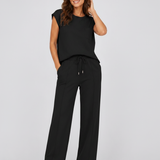 Two-Piece Set – Relaxed Fit, Drawstring Waist, Everyday Wear and Weekend Styling