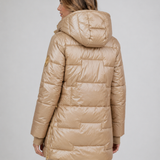 Women's Hooded Quilted Winter Coat – Padded Comfort, Relaxed Fit for Everyday Wear