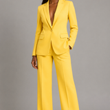 Women's Tailored Blazer and Trouser Suit Set – Structured Fit for Work and Special Occasions