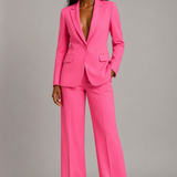 Women's Tailored Blazer and Trouser Suit Set – Structured Fit for Work and Special Occasions