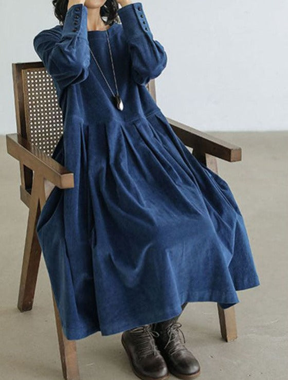 French Velvet Dress – Soft Elegant Style