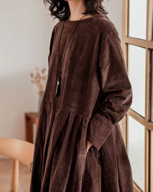 French Velvet Dress – Soft Elegant Style