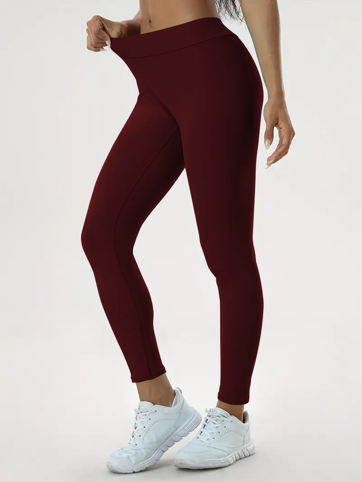 Sharon | Women's High Waisted Yoga Trousers – Elasticated Waistband