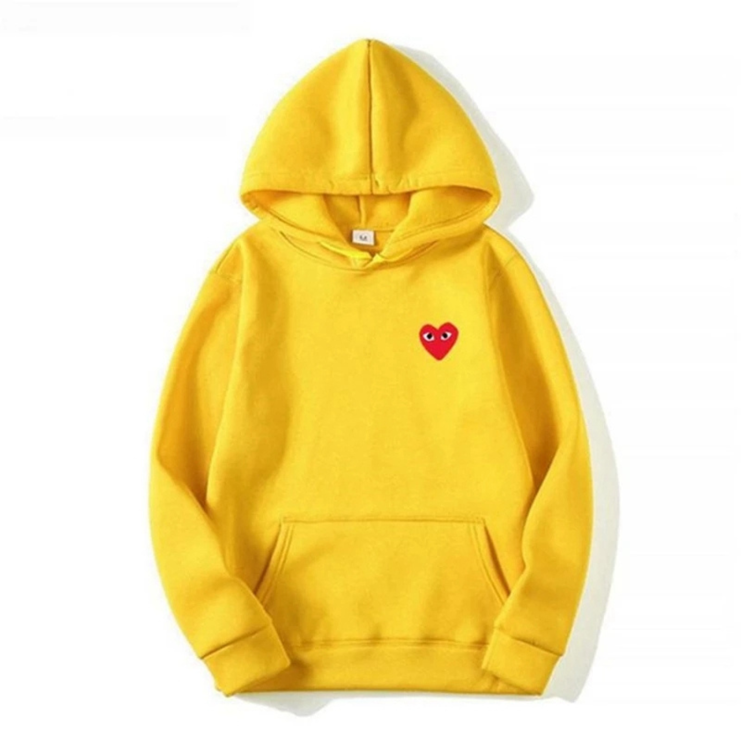 Women’s Heart Pattern Hoodie – Casual Cute Style