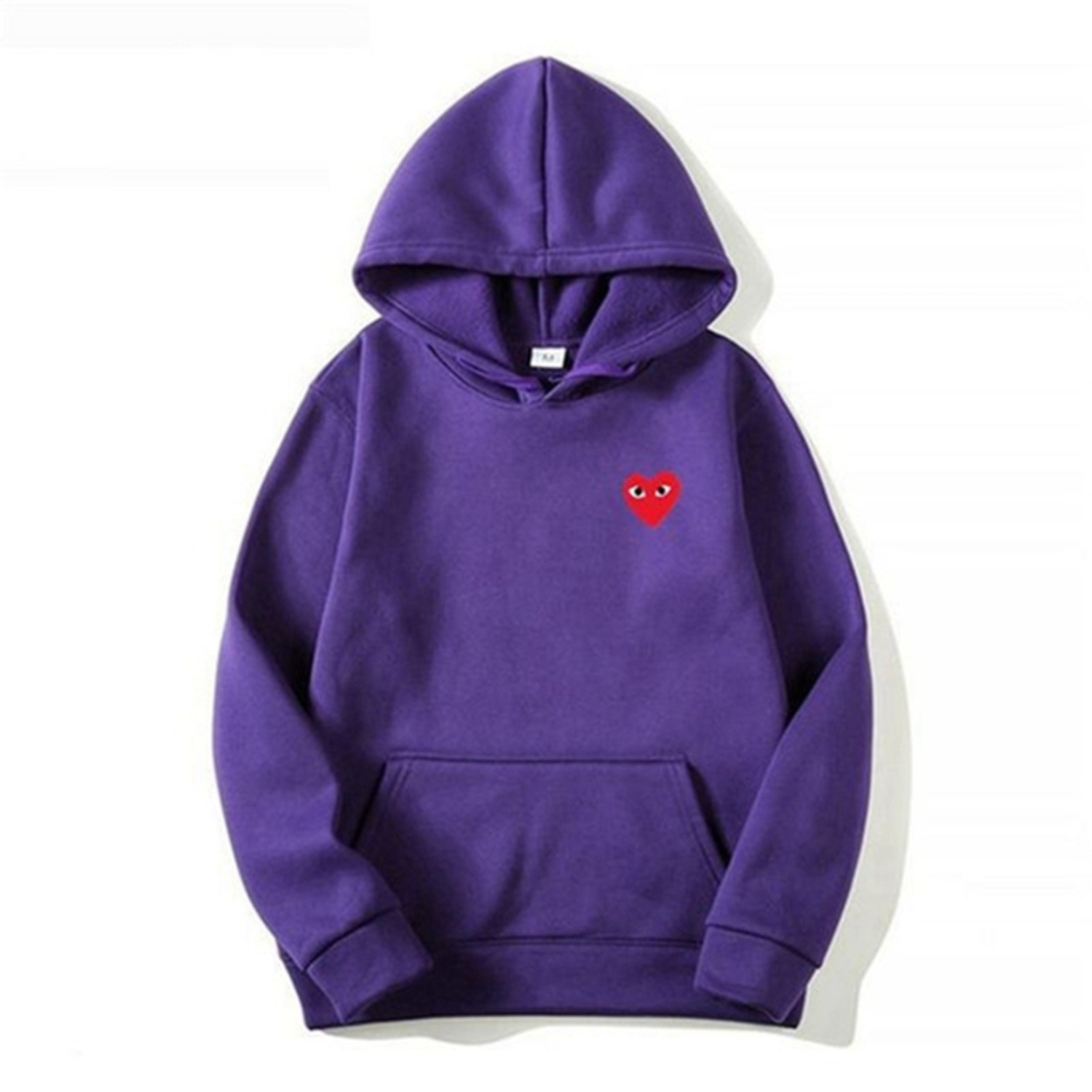 Women’s Heart Pattern Hoodie – Casual Cute Style