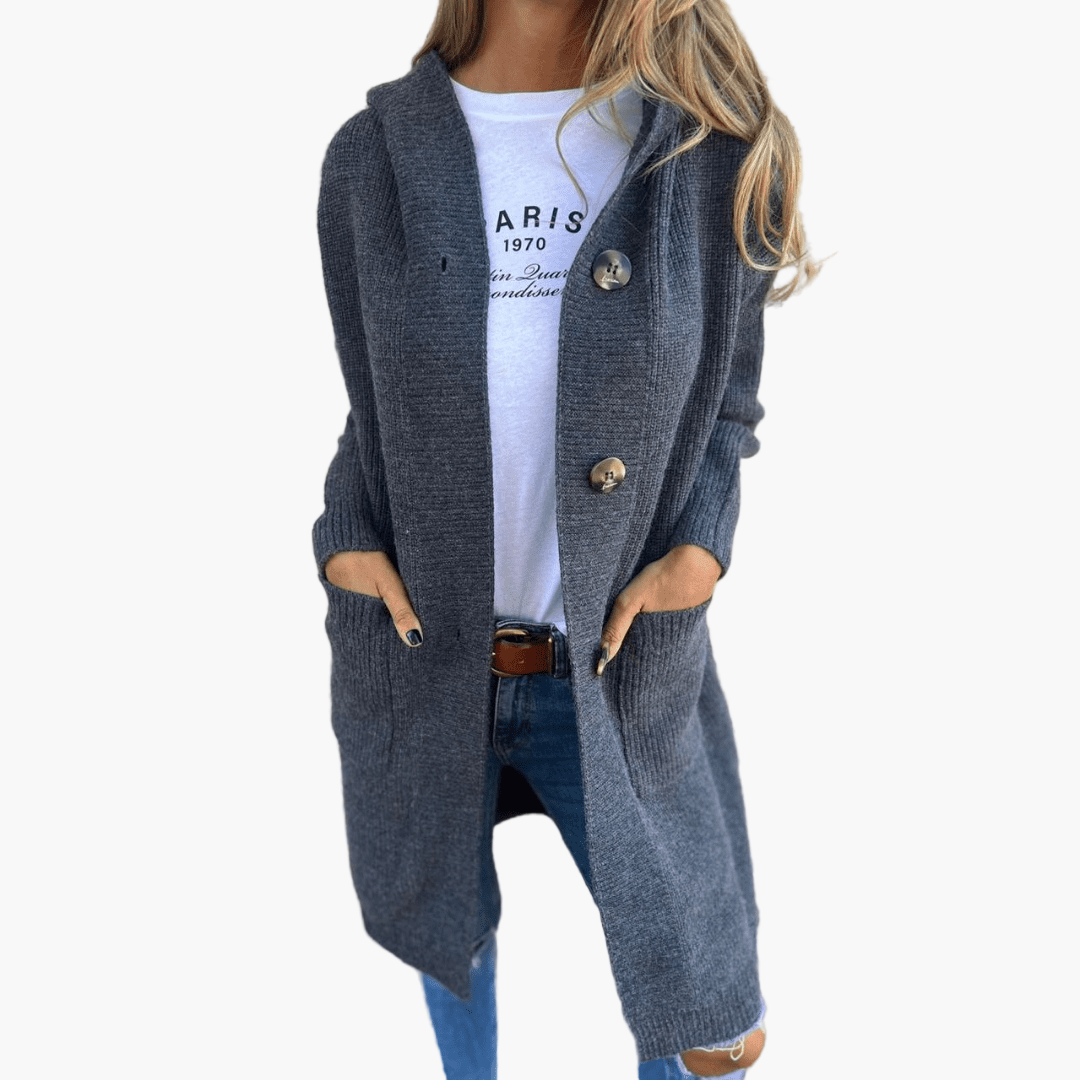 Amy | Fine Knit Cardigan - Smart Casual Office Wear