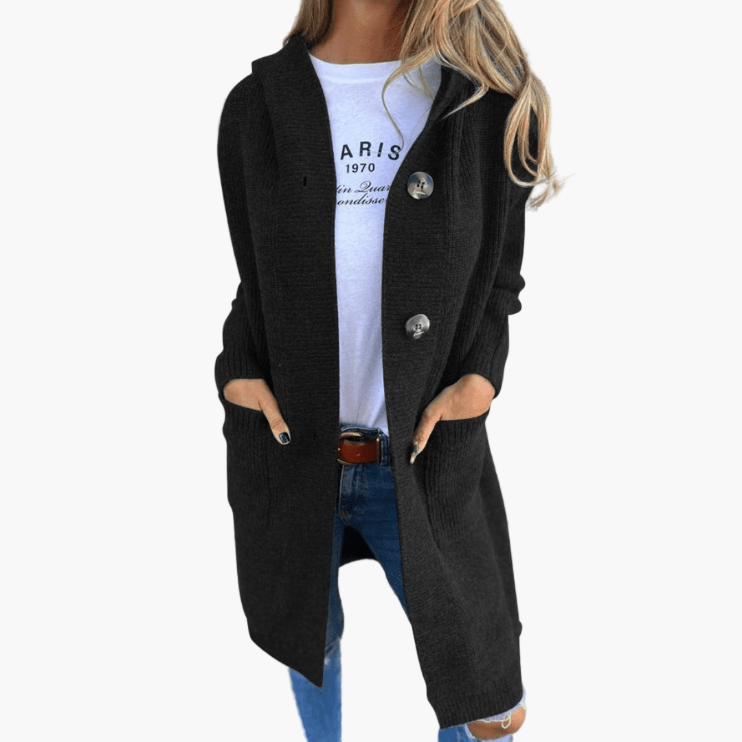 Amy | Fine Knit Cardigan - Smart Casual Office Wear