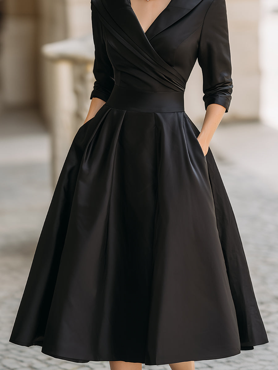 Vintage Midi Dress – Elegant Timeless Style