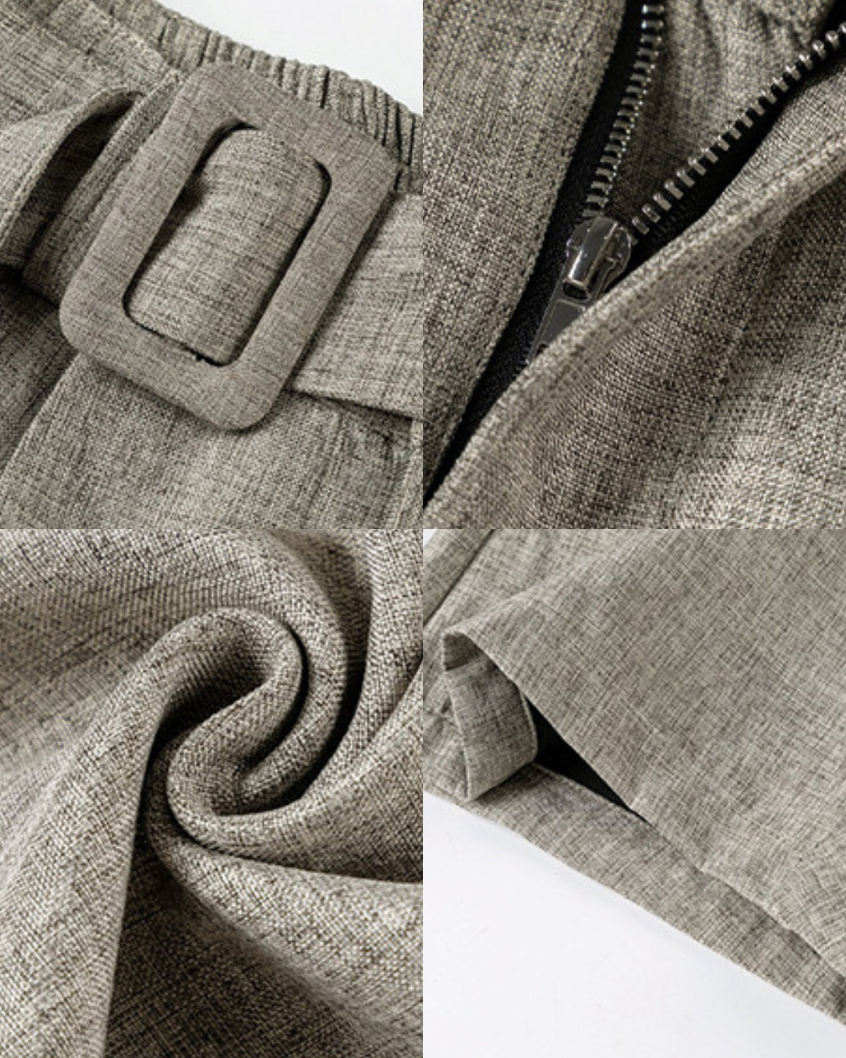 Wool-Blend Wide-Leg Trousers